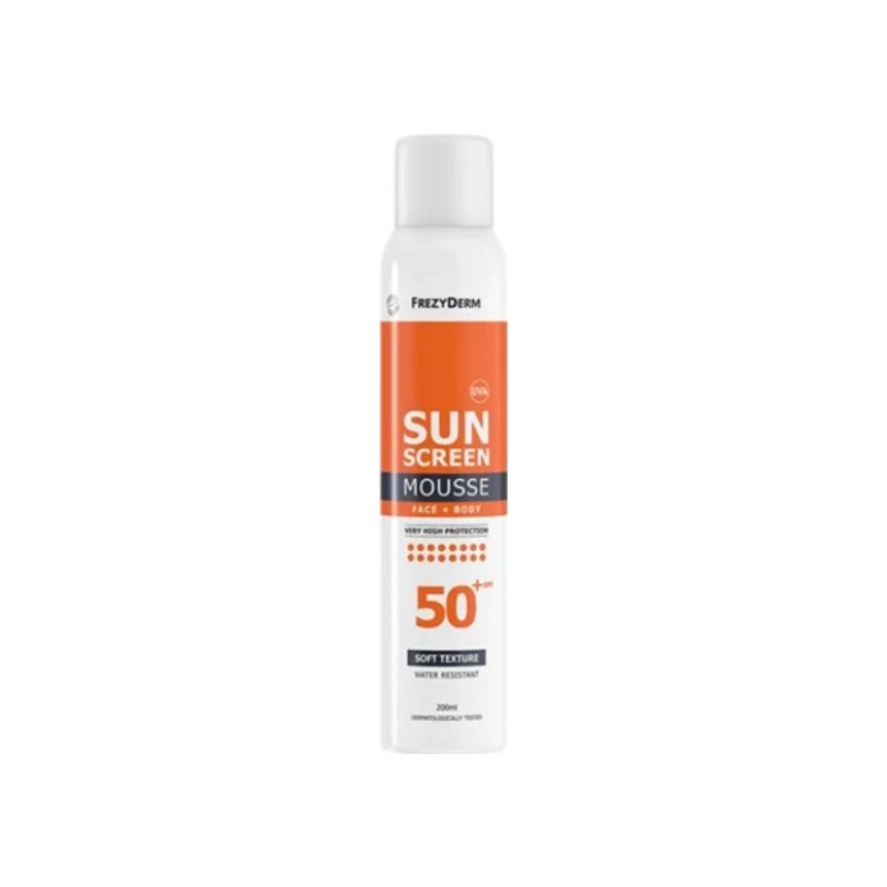 Frezyderm Sun Screen Mousse Spf50, 200ml