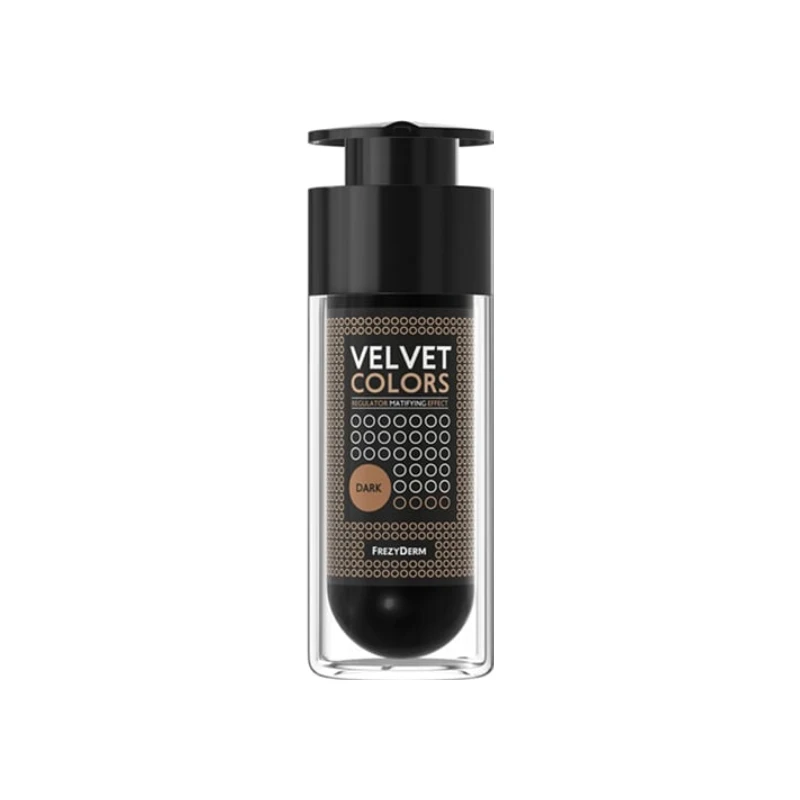 5202888271717-recrop Frezyderm Velvet Colors Dark Matte Make Up, 30ml - Image 1