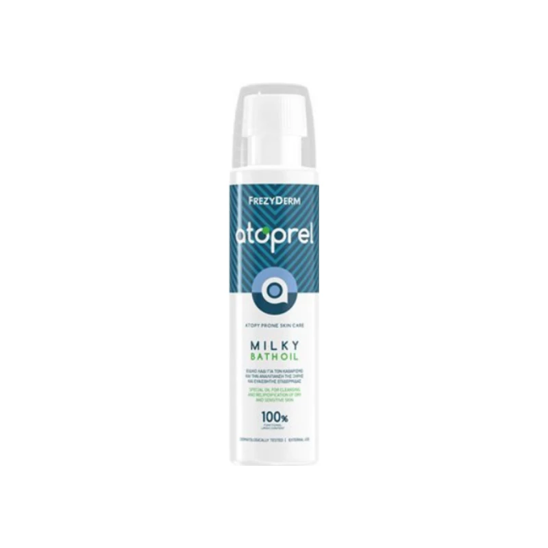 5202888295034-recrop Frezyderm Atoprel Milky Bath Oil - Image 1