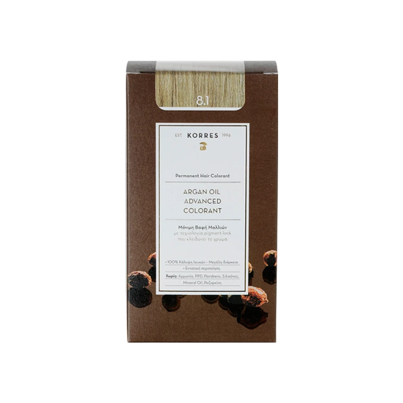 5203069054679-recrop Korres Argan Oil Advanced Colorant No 8.1 - Image 1