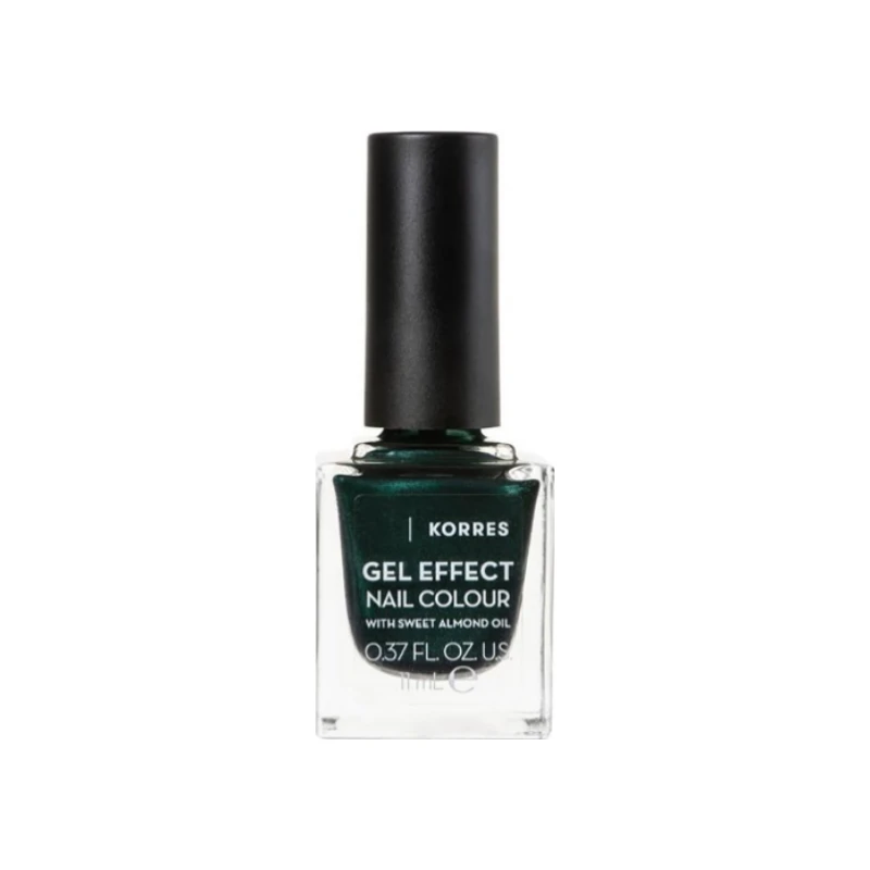 5203069123061-recrop Korres Βερνίκι Νυχιών Gel Effect Nail Colour No.89 Velvet Green, 11ml - Image 1