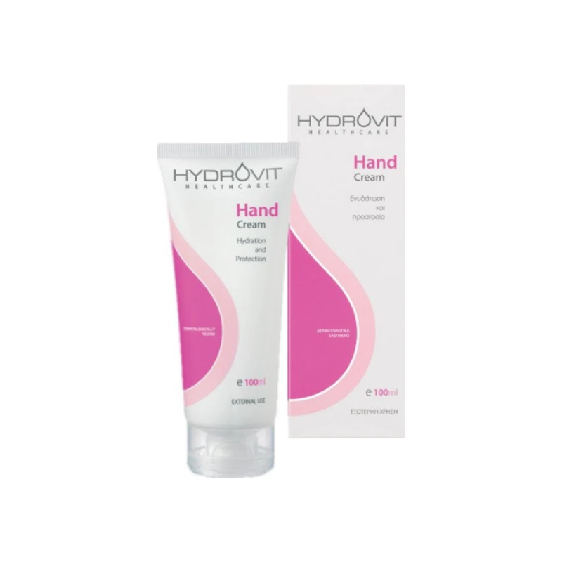 5203957120004-recrop Hydrovit Hand Cream Ενυδατική Κρέμα Χεριών, 100ml - Image 1