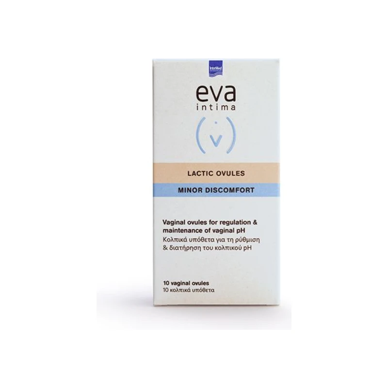 5205152003243-recrop Intermed Eva Intima Lactic Ovules Minor Discomfort, 10τμχ - Image 1