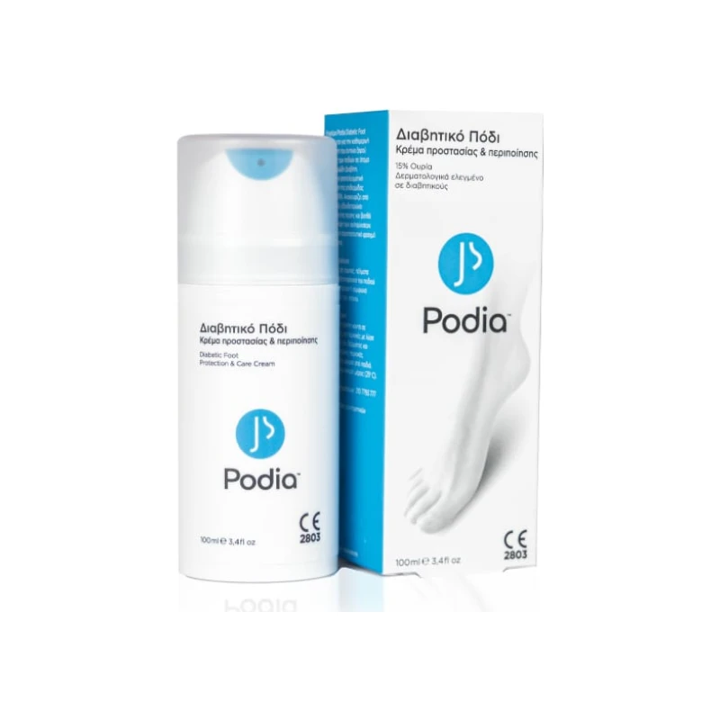 5206680000391-recrop Podia Diabetic Foot Protection & Care Cream, 100ml - Image 1