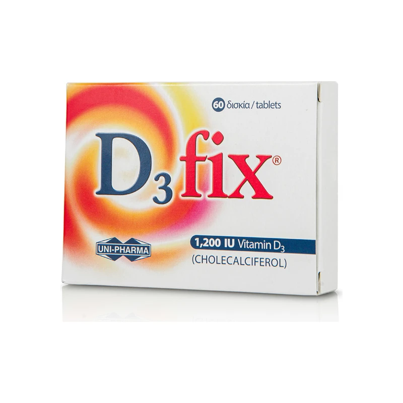 5206938002474-recrop Uni-Pharma D3 Fix 1.200 iU - Image 1