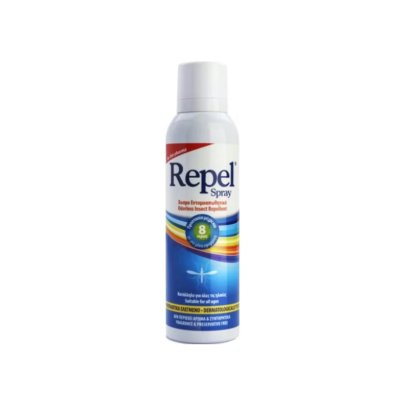 5206938221509-recrop Uni-Pharma Odorless Repel Spray, 150ml - Image 1