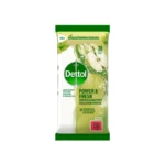 Dettol Power & Fresh Antibacterial Multi-Purpose Wipes Green Apple, 30pcs