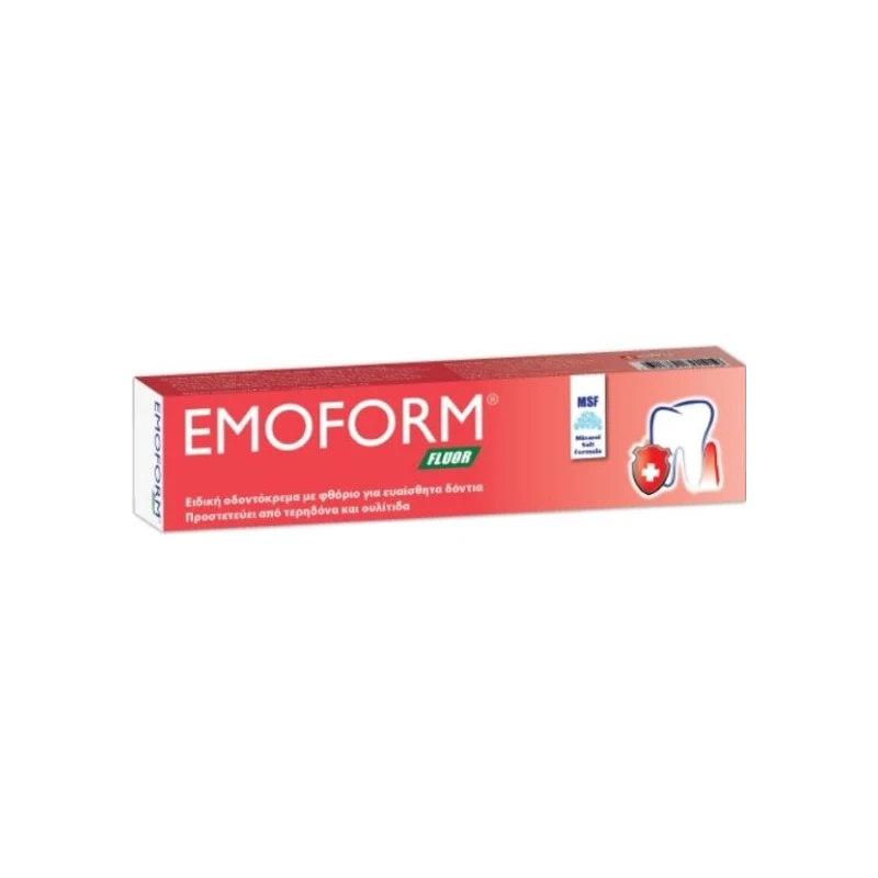 7611841701419-recrop EMOFORM Fluor Swiss Οδοντόκρεμα, 50ml - Image 1