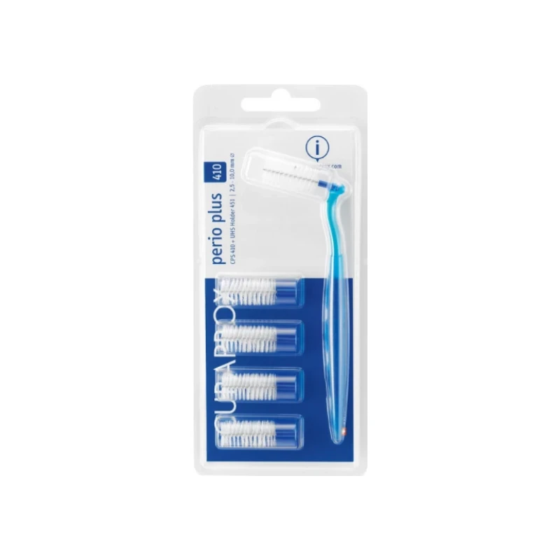7612412423655-recrop Curaprox CPS 410 Perio Μεσοδόντια Βουρτσάκια Μπλε, 5 τμχ - Image 1