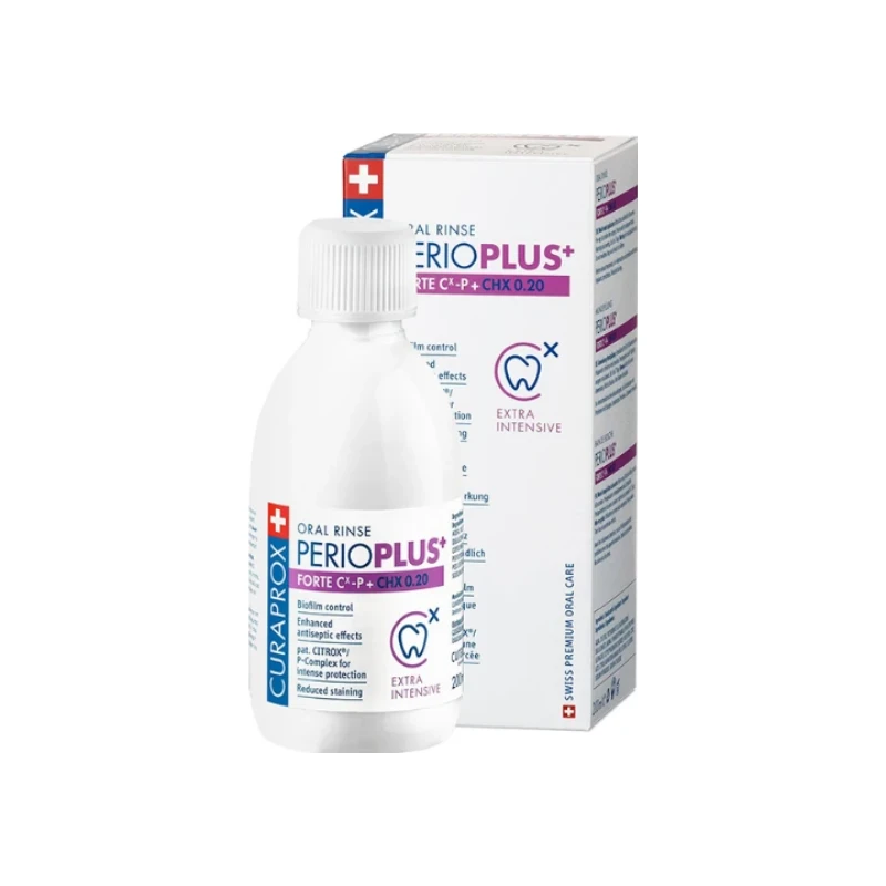 7612412426731-recrop Curaprox PerioPLUS+ Forte 0.20%, 200ml - Image 1