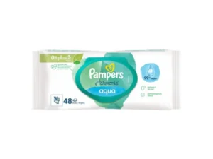 Pampers Harmonie Aqua Baby Wipes 0% Plastic, 48 τμχ