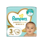 Pampers Premium Care Jumbo+ Pack No 3, 78 τμχ