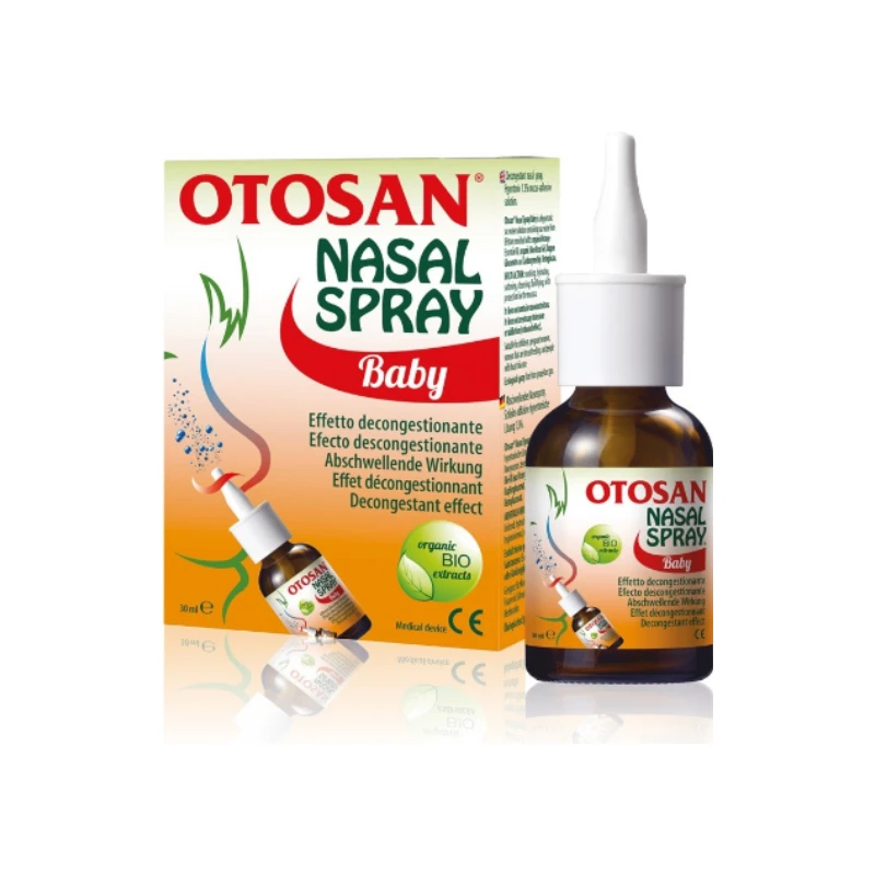 8016887000134-recrop Otosan Nasal Baby Spray Υπέρτονο Αποσυμφορητικό Μύτης, 30ml - Image 1