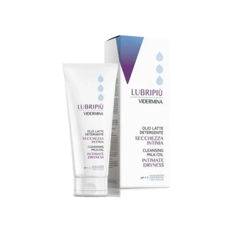 Lubripiu Vidermina Καθαριστικό Γαλάκτωμα Για την Ευαίσθητη Περιοχή Με Ξηρότητα, 200ml