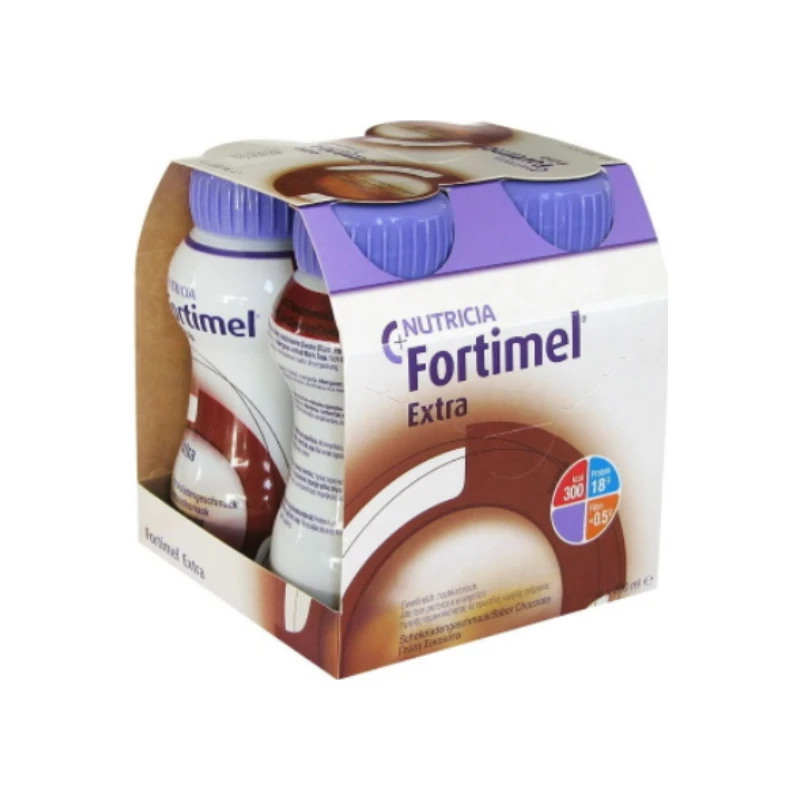 8716900562808-recrop Nutricia Fortimel Extra Chocolate, 200ml - Image 1
